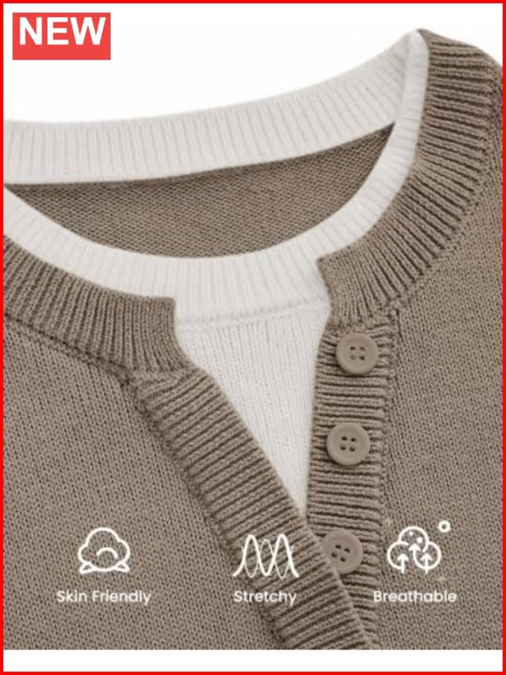 Women Long Sleeve Crew Neck Oversized Knit Sweater Pullover